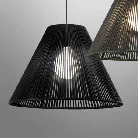 Lámpara de techo Cerlina Negro