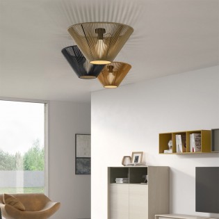 Plafón de techo Cerlina Oro