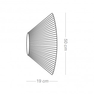 Aplique de pared Cerlina Oro