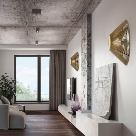 Aplique de pared Cerlina Oro