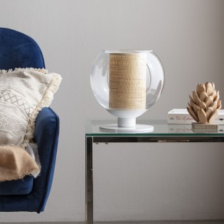 Lámpara de mesa Bola Rafia 25