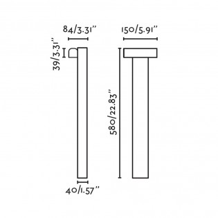Baliza de exterior LED Balic CCT (8W)