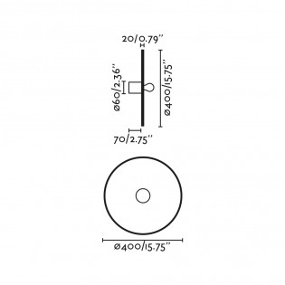 Aplique de pared Costas 40