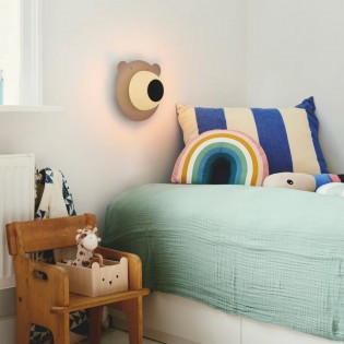 Aplique de pared infantil Bruna Bear