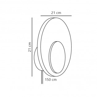 Aplique de pared LED Marsi Dim (7W)