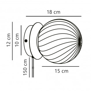 Aplique de pared Chisell