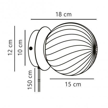 Aplique de pared Chisell