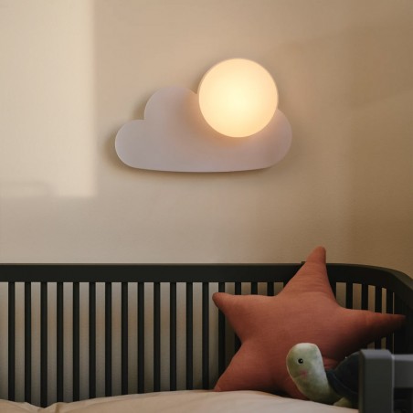 Aplique de pared infantil Skyku Cloud