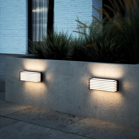 Aplique de pared de exterior Fluctus (2 luces)