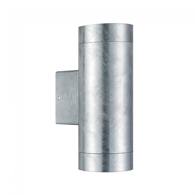 Aplique de exterior Tin Maxi Galvanizado (2 luces)