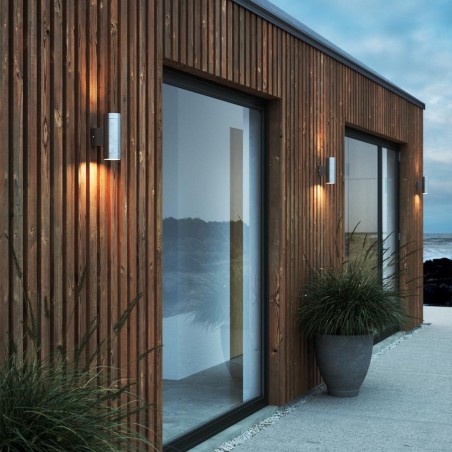 Aplique de exterior Tin Maxi Galvanizado (2 luces)