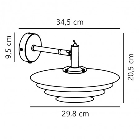 Aplique de pared Bretagne