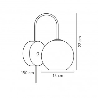 Aplique de pared Franca