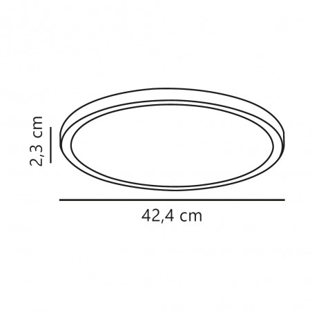 Plafón de techo LED Oja 42 Dim (22W)