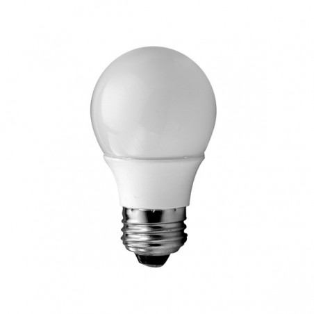 Bombilla esférica E27 9W.  Bajo Consumo