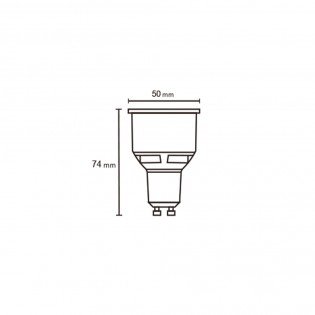 Bombilla LED GU10 (9W)