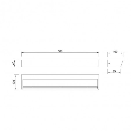 Aplique de pared LED Altea 4000K (40W)