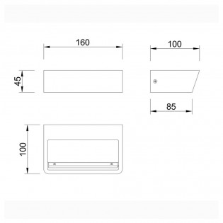 Aplique de pared LED Altea 4000K (15W)