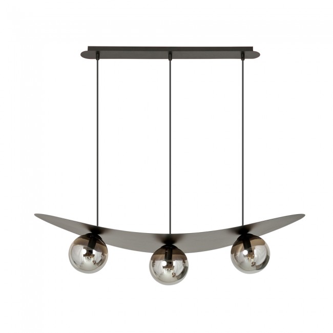 Lámpara de techo Camerino Grafito (3 luces)