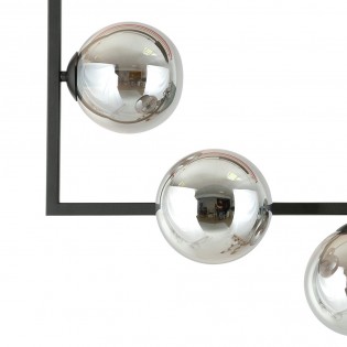 Plafón de techo Ventara Grafito (5 luces)