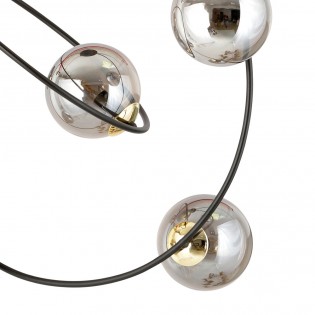 Plafón de techo Morante Grafito (5 luces)