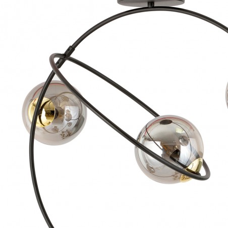 Plafón de techo Morante Grafito (5 luces)