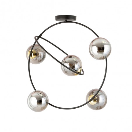 Plafón de techo Morante Grafito (5 luces)