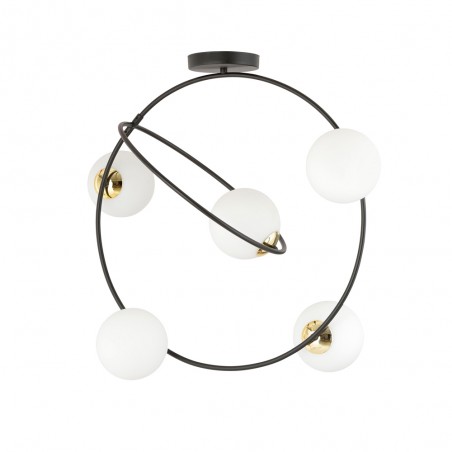 Plafón de techo Morante Opal (5 luces)