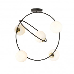 Plafón de techo Morante Opal (5 luces)