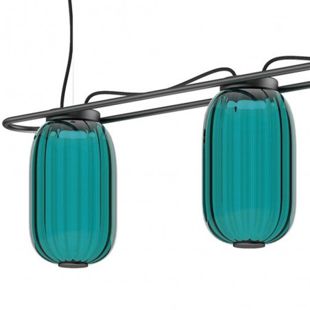 Lámpara de techo LED Krista Azul (3x10W)