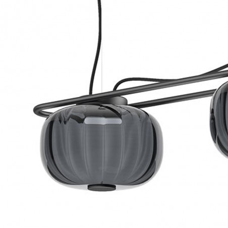 Lámpara de techo LED Krista Fumé (2x19W)