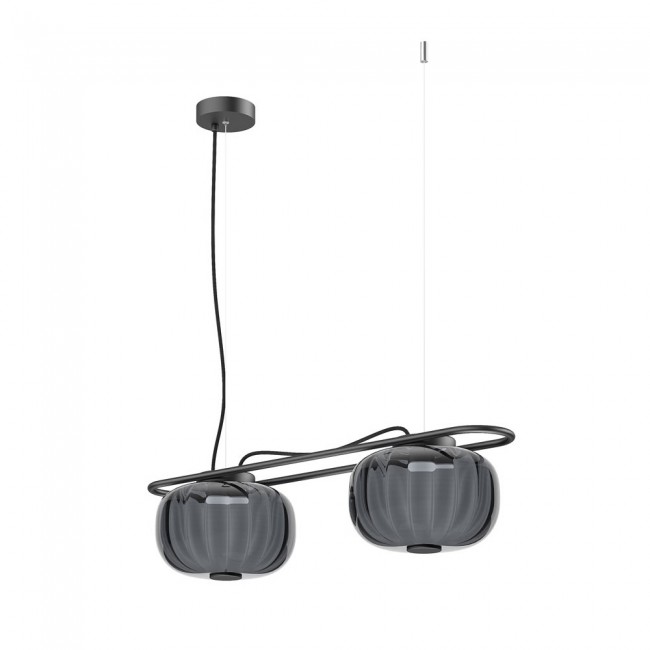 Lámpara de techo LED Krista Fumé (2x19W)