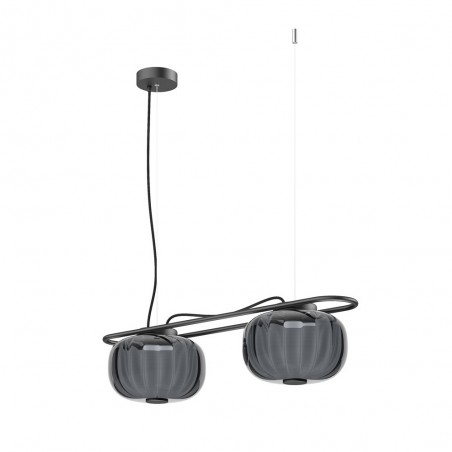 Lámpara de techo LED Krista Fumé (2x19W)