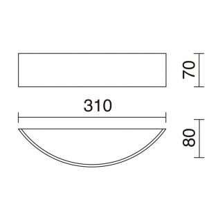 Aplique de pared LED Deneb...
