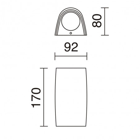 Aplique de exterior LED Estel (2x3.50W)