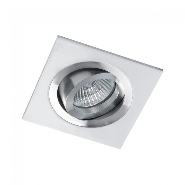 Empotrable LED CLASSIC cuadrado aluminio blanco (8W)