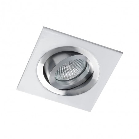 Empotrable LED CLASSIC cuadrado aluminio blanco (8W)