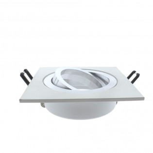 Empotrable LED CLASSIC cuadrado aluminio blanco (8W)