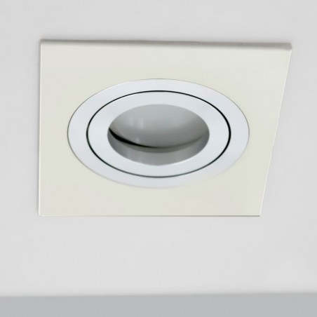 Empotrable LED CLASSIC cuadrado aluminio blanco (8W)