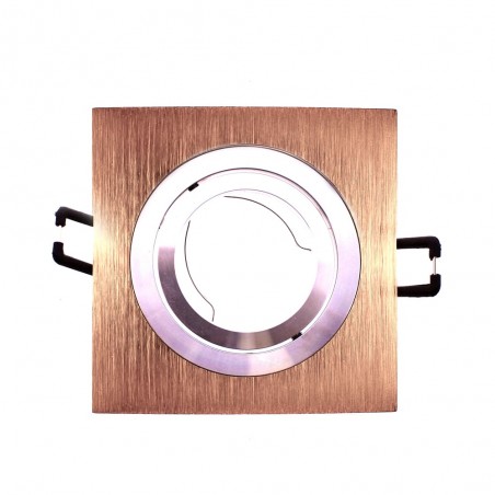 Empotrable de techo LED CLASSIC cuadrado cobre (8W)