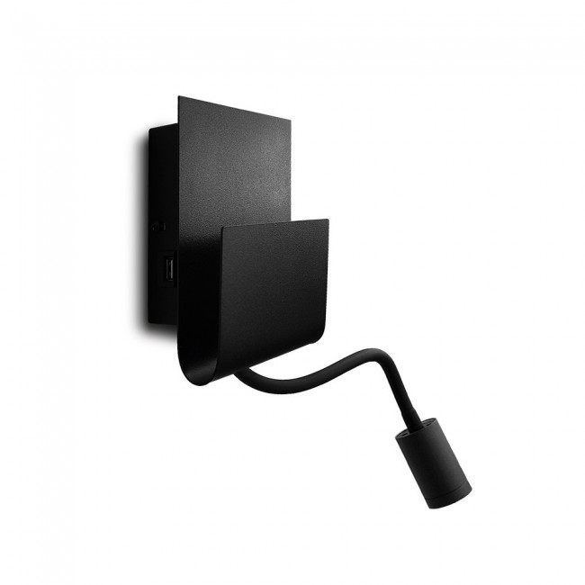 Aplique de pared con lector LED Tomiso (3W+4W)