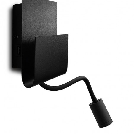 Aplique de pared con lector LED Tomiso (3W+4W)