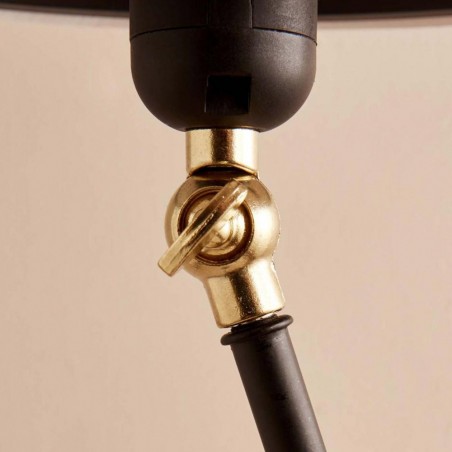 Lámpara de pie orientable Tesira Negro