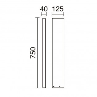 Baliza de exterior LED Turret (13W)