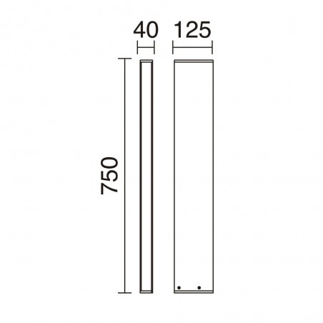 Baliza de exterior LED Turret (13W)