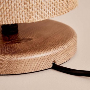 Lámpara de mesita Niron Beige 22