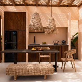 Lámpara colgante Abaca...