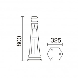 Base para farolas de Novolux L