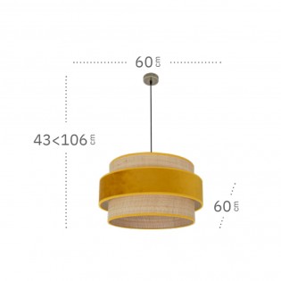 Lámpara colgante Reyes 60