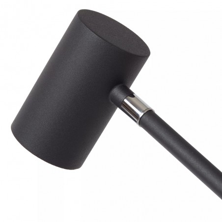 Lámpara de pie recargable LED Tipik Negro (3W)